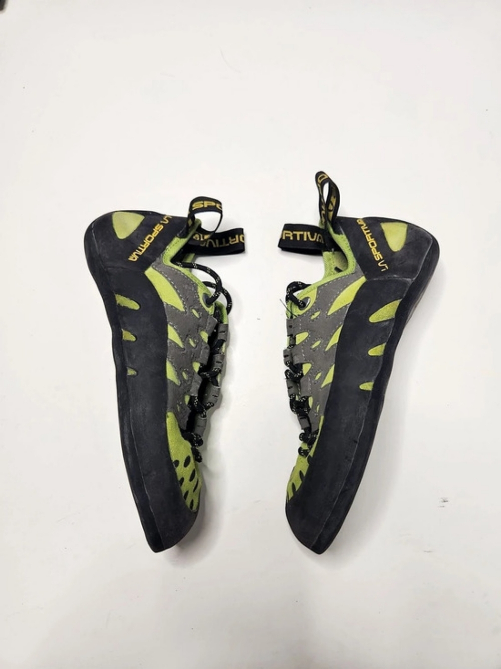 La Sportiva Tarantulace Size EU 39 Climbing Shoes Green Gray - Picture 4 of 7